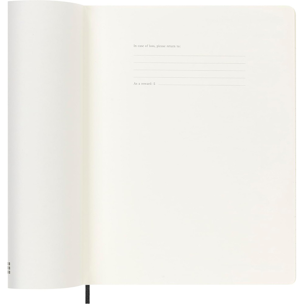 Щотижневик Moleskine 2025-2026 великий чорний 8056999275495