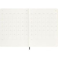 Щотижневик Moleskine 2025-2026 великий чорний 8056999275495