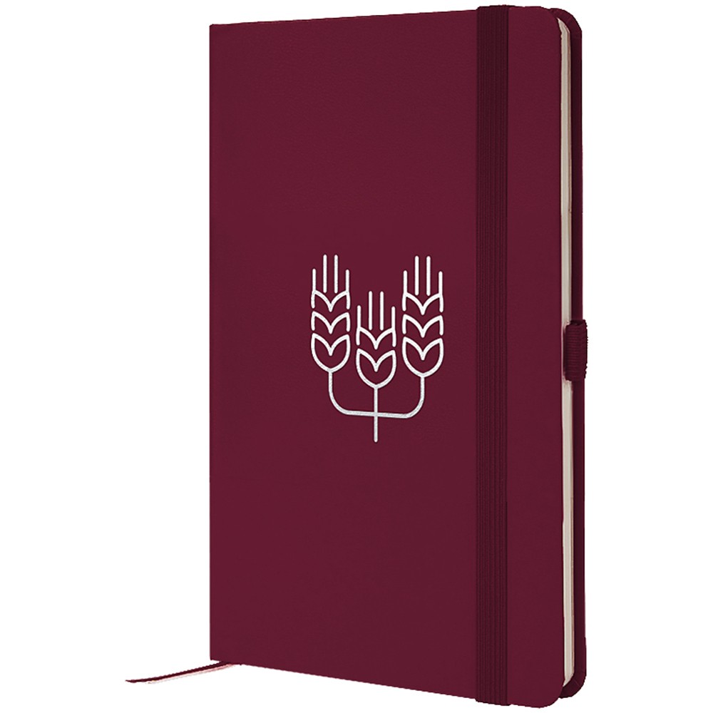 Книга записна Axent Partner Колоски 125x195 мм винна 8201-46-8-A