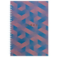 Фото Блокнот на спiралi Axent 8032-27-A, A5, 96 аркушів, клітинка, тверда обкладинка