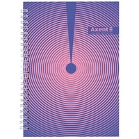 Фото Блокнот на спiралi Axent 8032-30-A, A5, 96 аркушів, клітинка, тверда обкладинка