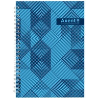 Фото Блокнот на спiралi Axent 8032-33-A, A5, 96 аркушів, клітинка, тверда обкладинка