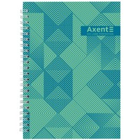 Фото Блокнот на спiралi Axent 8032-34-A, A5, 96 аркушів, клітинка, тверда обкладинка