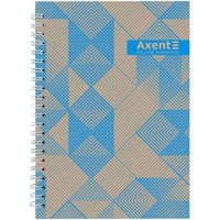 Фото Блокнот на спiралi Axent 8032-35-A, A5, 96 аркушів, клітинка, тверда обкладинка