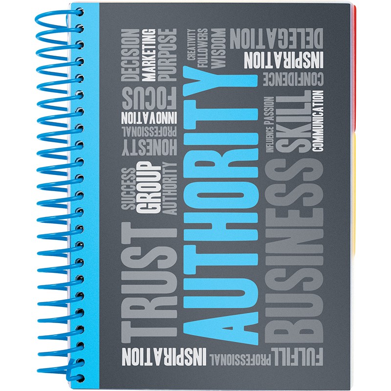 Блокнот з розділювачами Axent 8405-05-A, А5, 120 аркушів, клітинка, блакитний