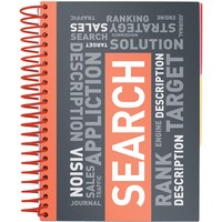 Фото Блокнот з розділювачами Axent 8405-08-A, А5, 120 аркушів, клітинка, червоний