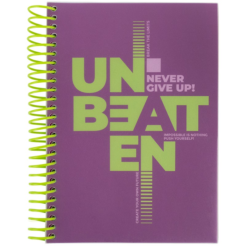 Блокнот з розділювачами Axent 8405-09-A, А5, 120 аркушів, клітинка, пурпурний