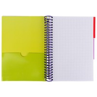 Фото Блокнот з розділювачами Axent 8405-11-A, А5, 120 аркушів, клітинка, салатовий
