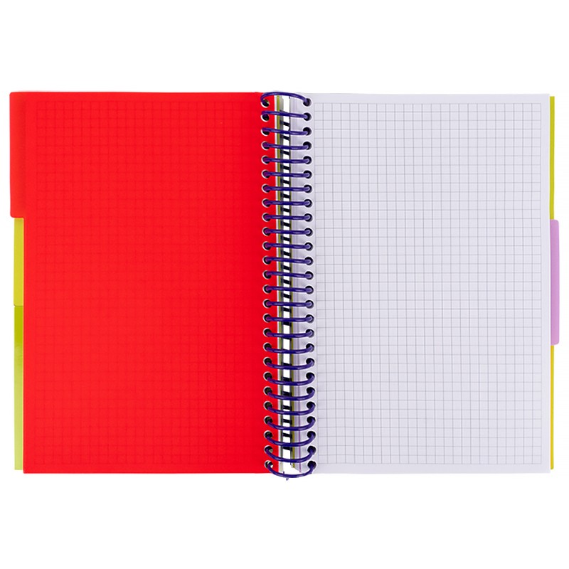 Блокнот з розділювачами Axent 8405-11-A, А5, 120 аркушів, клітинка, салатовий