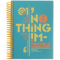 Фото Блокнот з розділювачами Axent 8405-12-A, А5, 120 аркушів, клітинка, бірюзовий