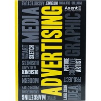 Фото Книга записна Axent Colors 8421-06-A, А4, 80 аркушів, клітинка, жовта