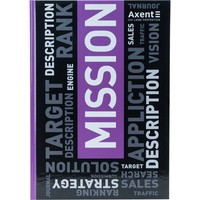 Фото Книга записна Axent Colors 8421-07-A, А4, 80 аркушів, клітинка, фіолетова