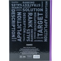 Фото Книга записна Axent Colors 8421-07-A, А4, 80 аркушів, клітинка, фіолетова