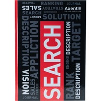 Фото Книга записна Axent Colors 8421-08-A, А4, 80 аркушів, клітинка, червона