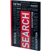 Фото Книга записна Axent Colors 8421-08-A, А4, 80 аркушів, клітинка, червона