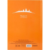 Фото Книга записна Axent Maps Prague 8422-542-A, A4, 210x295 мм, 96 аркушів, клітинка, тверда обкладинка, персиковий