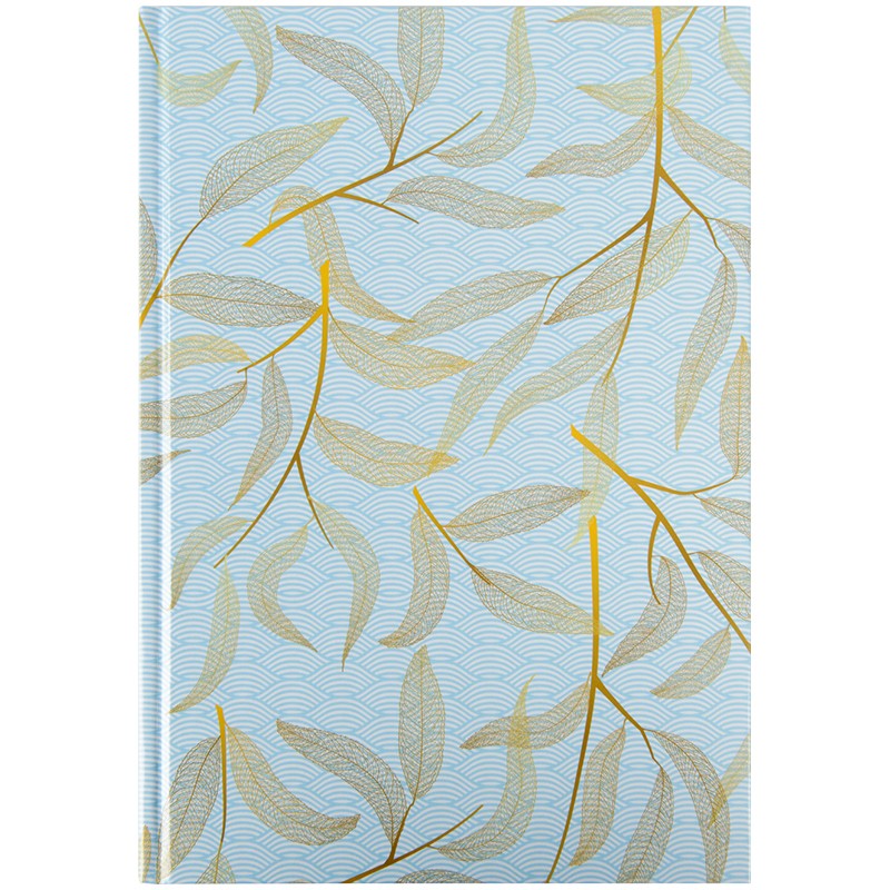 Книга записна Axent Waves 8422-560-A, А4, 96 аркушів, клітинка, блакитна