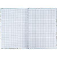 Фото Книга записна Axent Waves 8422-560-A, А4, 96 аркушів, клітинка, блакитна
