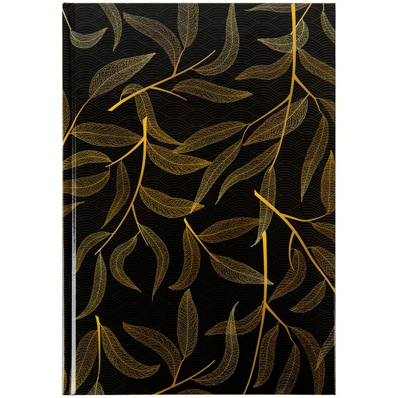 Книга записна Axent Waves 8422-561-A, А4, 96 аркушів, клітинка, чорна