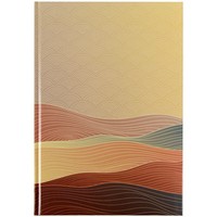 Фото Книга записна Axent Waves 8422-563-A, А4, 96 аркушів, клітинка, бронзова