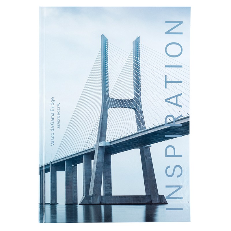 Книга записна Axent Inspiration 8422-564-A, А4, 96 аркушів, клітинка