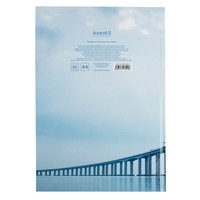 Книга записна Axent Inspiration 8422-564-A, А4, 96 аркушів, клітинка