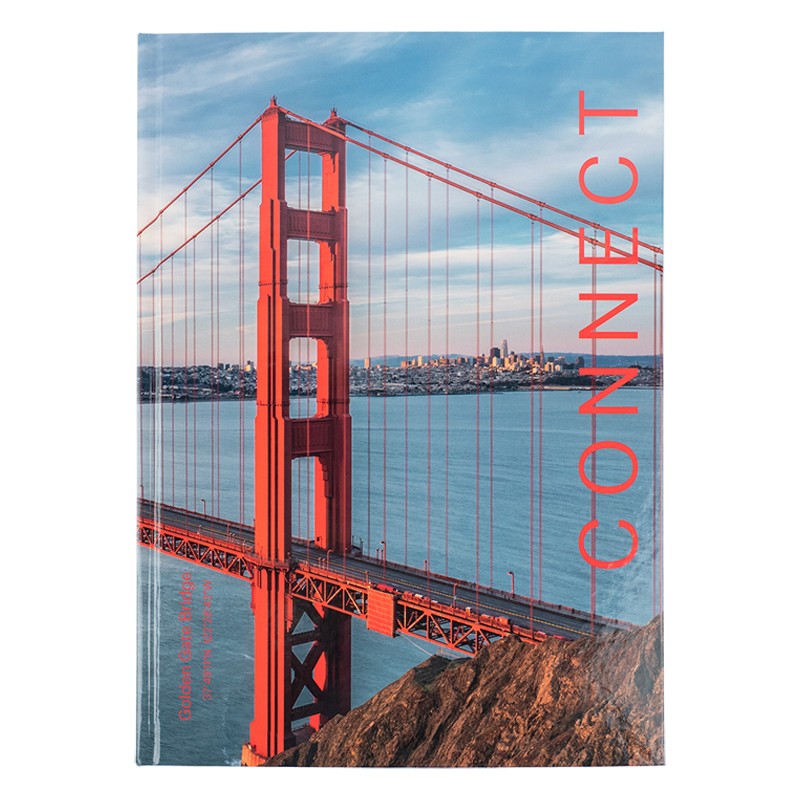 Книга записна Axent Connect 8422-565-A, А4, 96 аркушів, клітинка