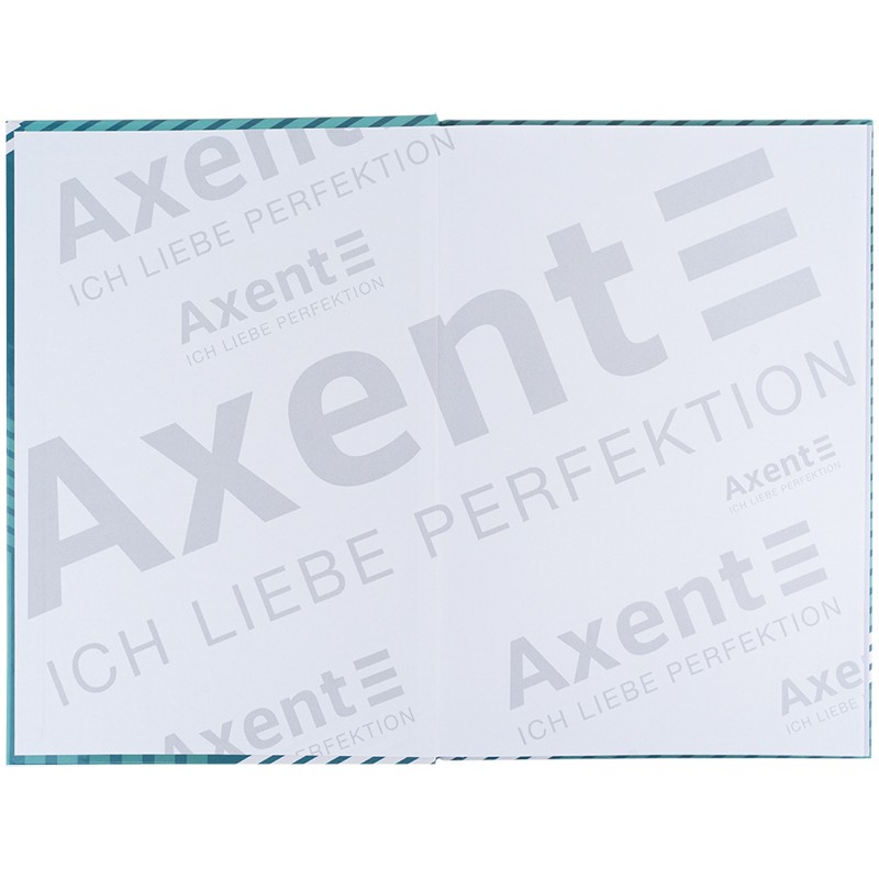 Книга записна Axent Lines 8422-582-A, А4, 96 аркушів, клітинка, зелена