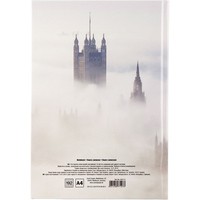 Фото Книга записна Axent City London 8423-23-A, A4, 210x295 мм, 192 аркуша, клітинка, тверда обкладинка