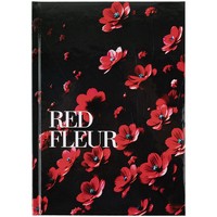 Фото Книга записна Axent Red fleur 8459-3-A, А5, 96 аркушів, клітинка, тверда обкладинка