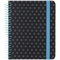 Фото Блокнот на спiралi Axent 8461-3-A, B6+, 120 аркушів, клітинка, тверда обкладинка, графіт