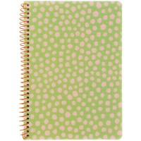 Фото Блокнот на спiралi Axent 8462-1-A, А5, 80 аркушів, клітинка, пластикова обкладинка, салатовий