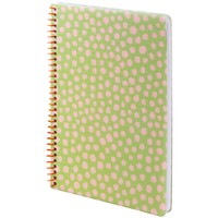 Фото Блокнот на спiралi Axent 8462-1-A, А5, 80 аркушів, клітинка, пластикова обкладинка, салатовий