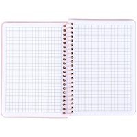 Фото Блокнот на спiралi Axent 8463-3-A, B6, 80 аркушів, клітинка, пластикова обкладинка, поморанчевий