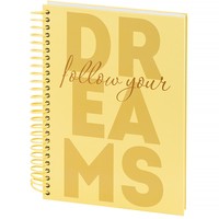 Фото Блокнот на спiралi Axent Dreams 8464-4-A, А5, 120 аркушів, клітинка, тверда обкладинка