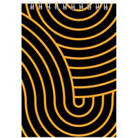 Фото Блокнот на спiралi Axent D8011-03, А6, 48 аркушів, клітинка, жовтий