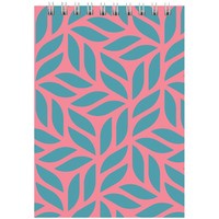 Фото Блокнот на спiралi Axent D8011-05, А6, 48 аркушів, клітинка, рожевий