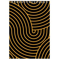 Фото Блокнот на спiралi Axent D8012-03, А5, 48 аркушів, клітинка, жовтий