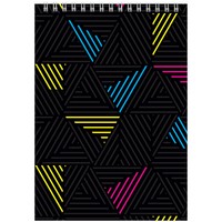 Фото Блокнот на спiралi Axent D8012-04, А5, 48 аркушів, клітинка, неон