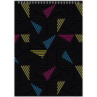 Фото Блокнот на спiралi Axent D8013-04, А4, 48 аркушів, клітинка, неон