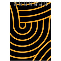 Фото Блокнот на спiралi Axent D8014-03, А7, 48 аркушів, клітинка, жовтий