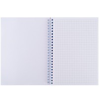 Фото Блокнот на спiралi Axent Olga Selyshcheva, Blue garden 8471-4-A-OS, A5, 80 аркушів, клітинка, тверда обкладинка