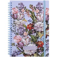 Фото Блокнот на спiралi Axent Olga Selyshcheva, Spring flow 8471-5-A-OS, A5, 80 аркушів, клітинка, тверда обкладинка