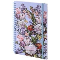 Фото Блокнот на спiралi Axent Olga Selyshcheva, Spring flow 8471-5-A-OS, A5, 80 аркушів, клітинка, тверда обкладинка