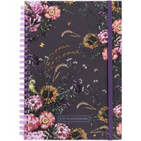 Фото Блокнот на спiралi Axent Olga Selyshcheva, Purple field 8471-6-A-OS, A5, 80 аркушів, клітинка, тверда обкладинка