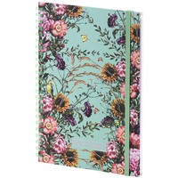 Фото Блокнот на спiралi Axent Olga Selyshcheva, Aqua field 8471-8-A-OS, A5, 80 аркушів, клітинка, тверда обкладинка