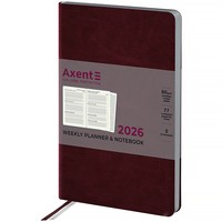 Фото Щотижневик 2026 Axent Partner City Soft 8521-26-05-A, 125x195 мм, коричневий