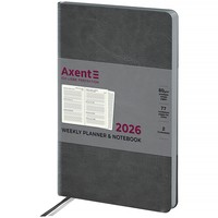 Фото Щотижневик 2026 Axent Partner City Soft 8521-26-06-A, 125x195 мм, сірий