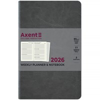 Фото Щотижневик 2026 Axent Partner City Soft 8521-26-06-A, 125x195 мм, сірий
