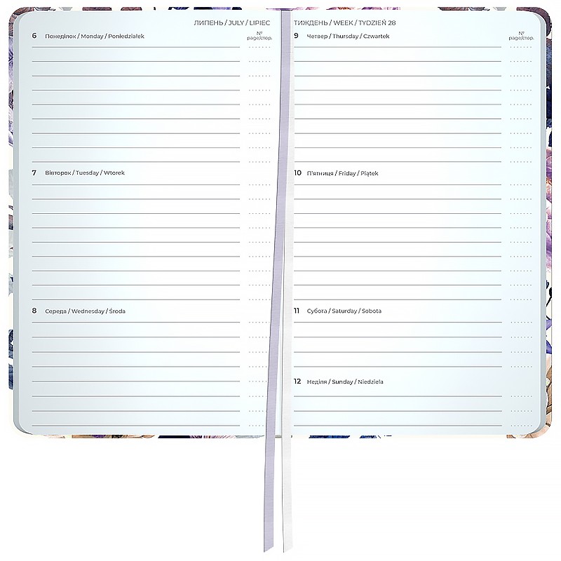 Щотижневик 2026 Axent Pocket 8525-26-4-A, 90x150 мм, Violet Whispers